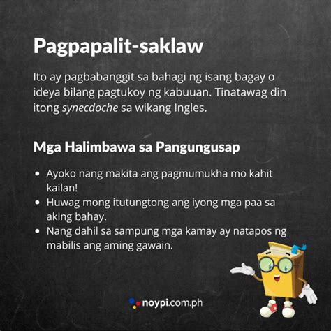 pagpapalit saklaw halimbawa|Tayutay: Kahulugan o Meaning, Uri at Mga Halimbawa.